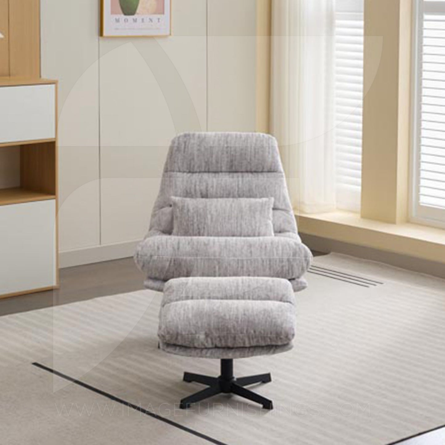 Turner Leisure Chair w/Footstool