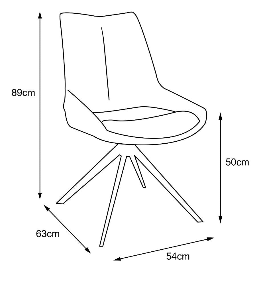 Arco Fixed Dining Chair