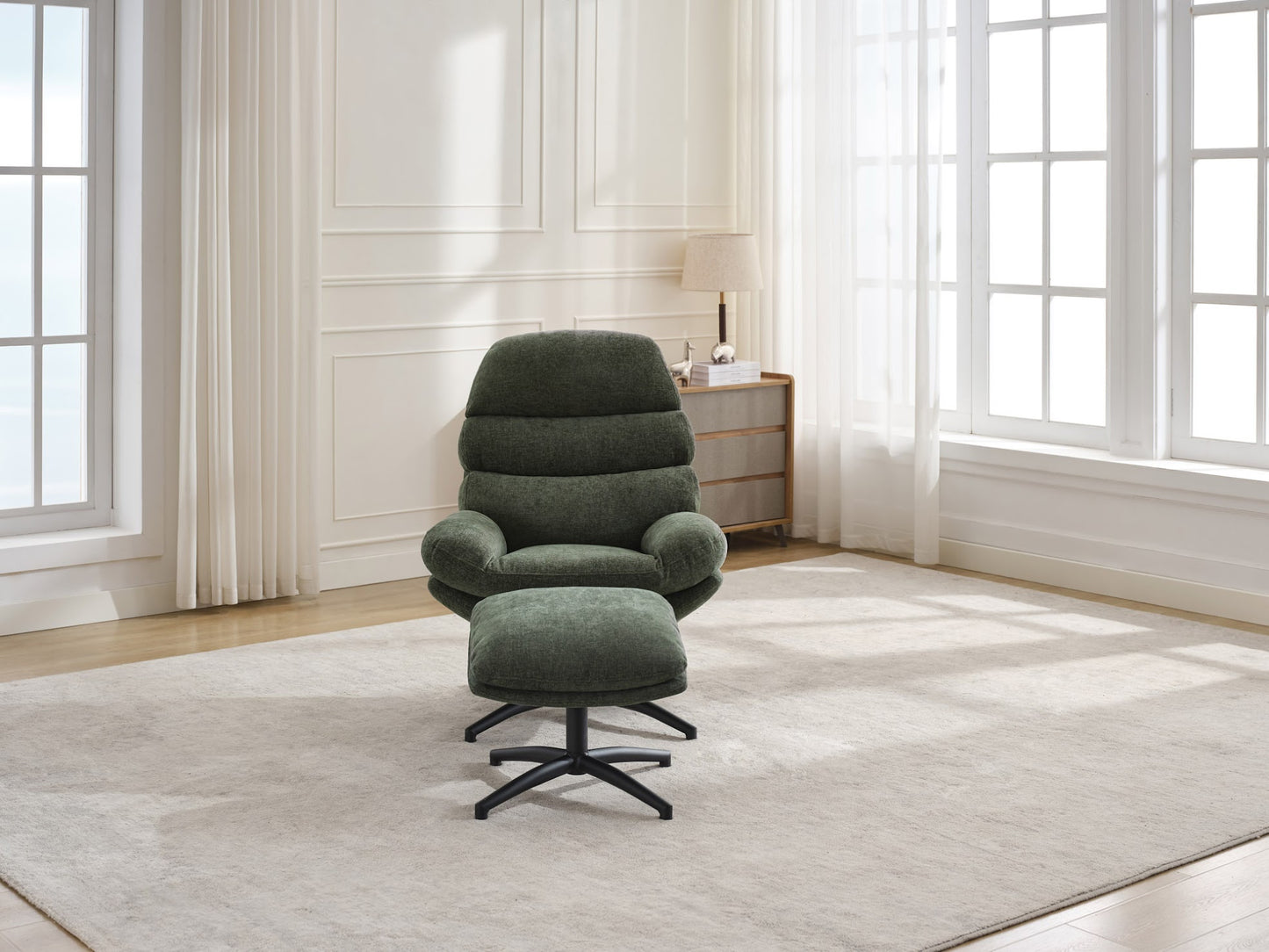 Clarke Leisure Chair with Footstool