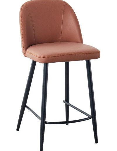 Leo Bar Stool - Black Legs