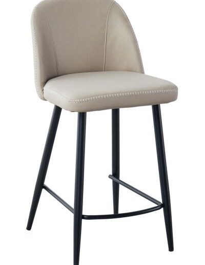 Leo Bar Stool - Black Legs