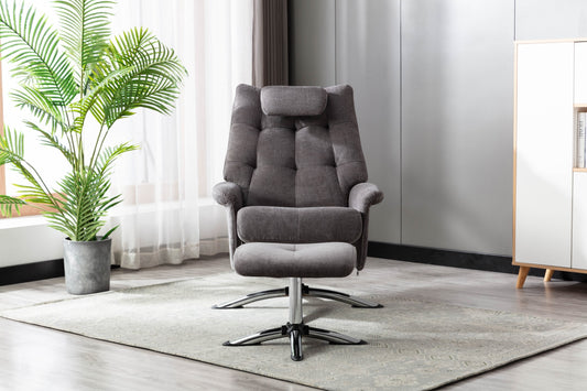 Orson Recliner Chair & Ottoman