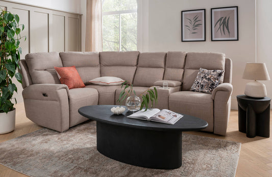 Russo - Corner Group Electric Recliner (4pcs) - Fabric