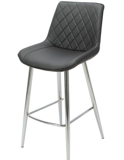 Silvia Bar Stool - Chrome Legs