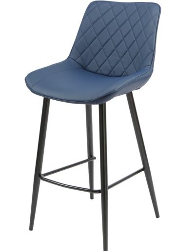 Silvia Bar Stool - Black Legs
