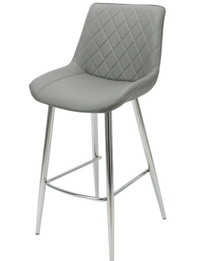 Silvia Bar Stool - Chrome Legs