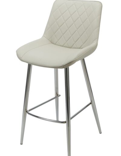 Silvia Bar Stool - Chrome Legs