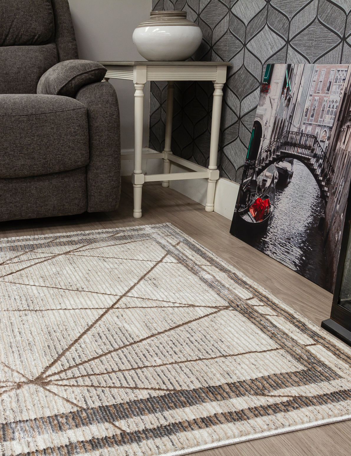 Glitz Art Deco - Beige