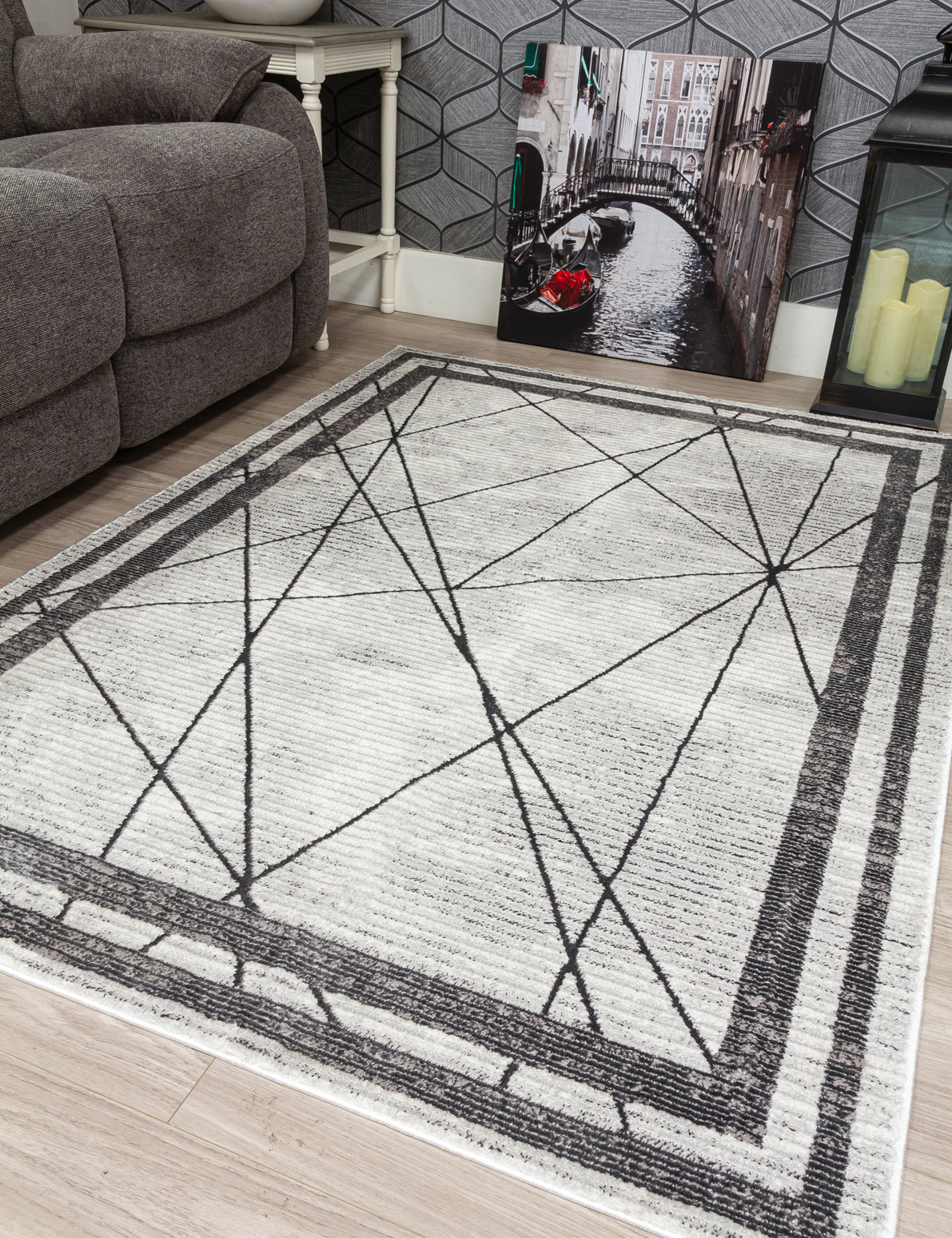 Glitz Art Deco - Grey