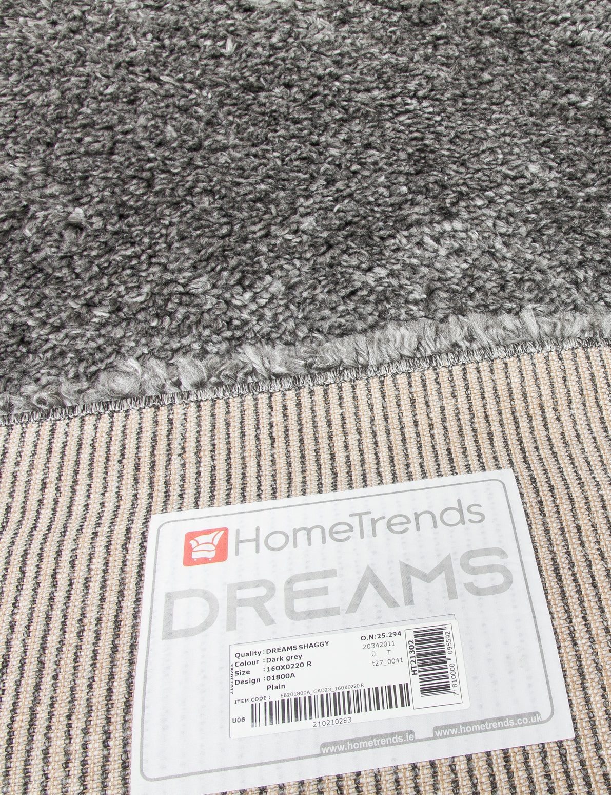 Dreams Shaggy - Dark Grey