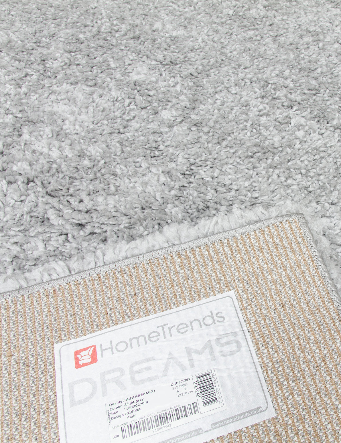 Dreams Shaggy - Light Grey