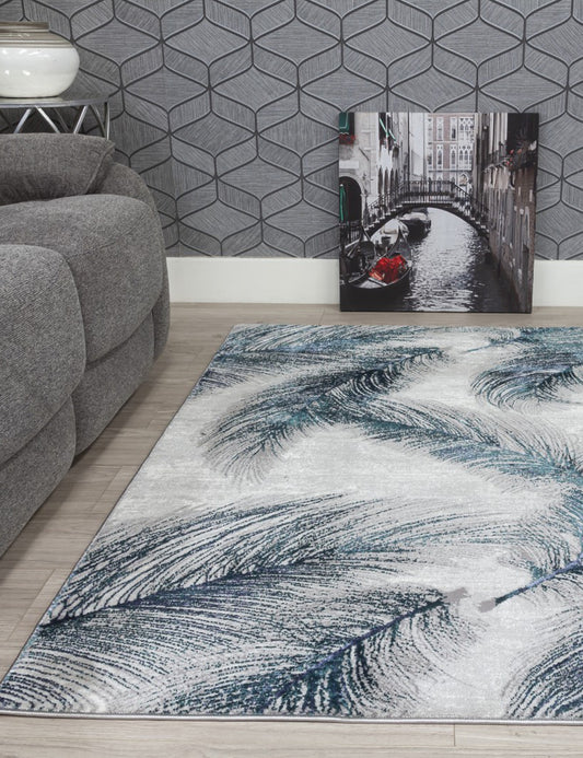 Boutique Plumes - Blue/Green