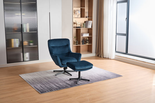 Isla Swivel Recliner with Footstool