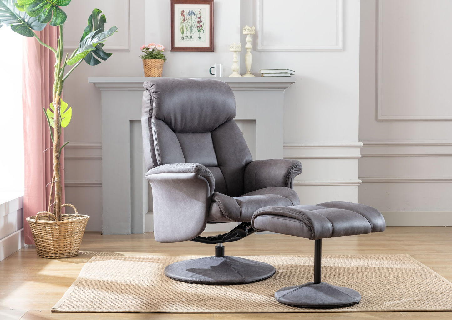 Kenmare Recliner Chair & Footstool