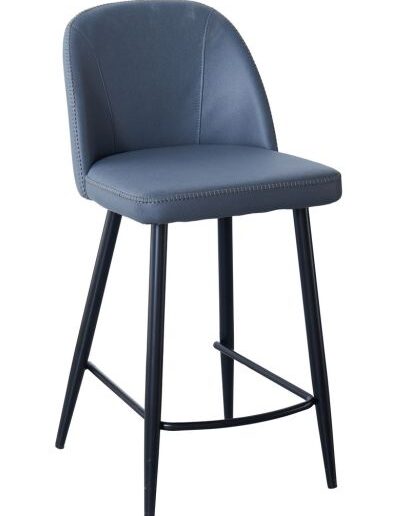 Leo Bar Stool - Black Legs