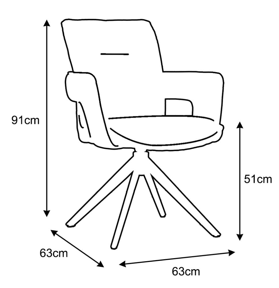 Opus - Swivel Arm Chair