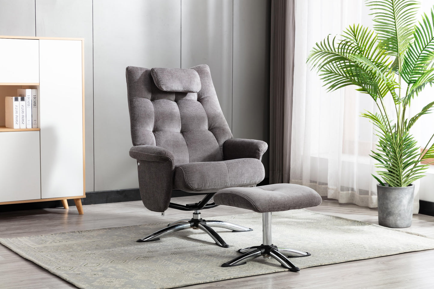 Orson Recliner Chair & Ottoman