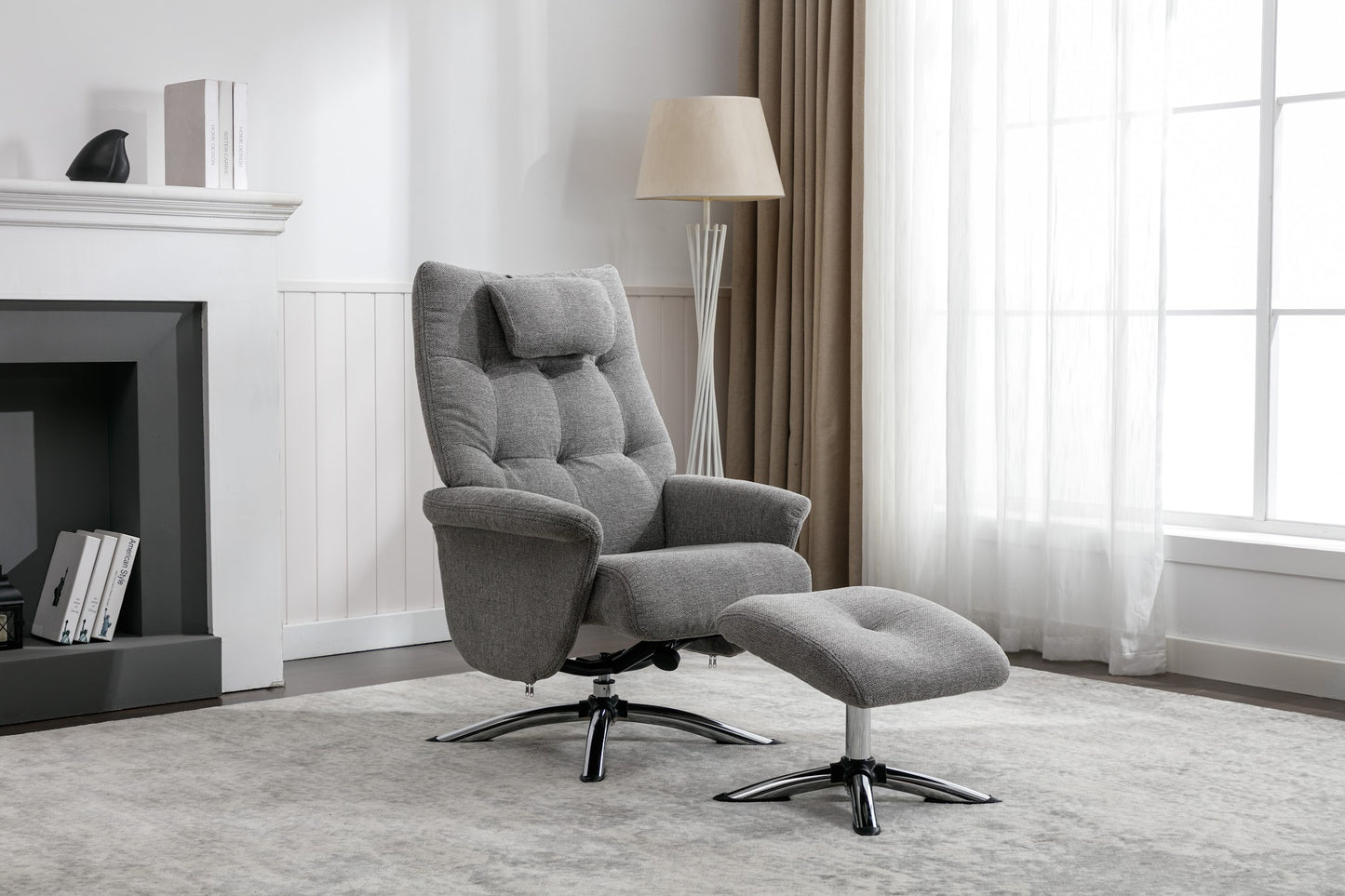 Orson Recliner Chair & Ottoman