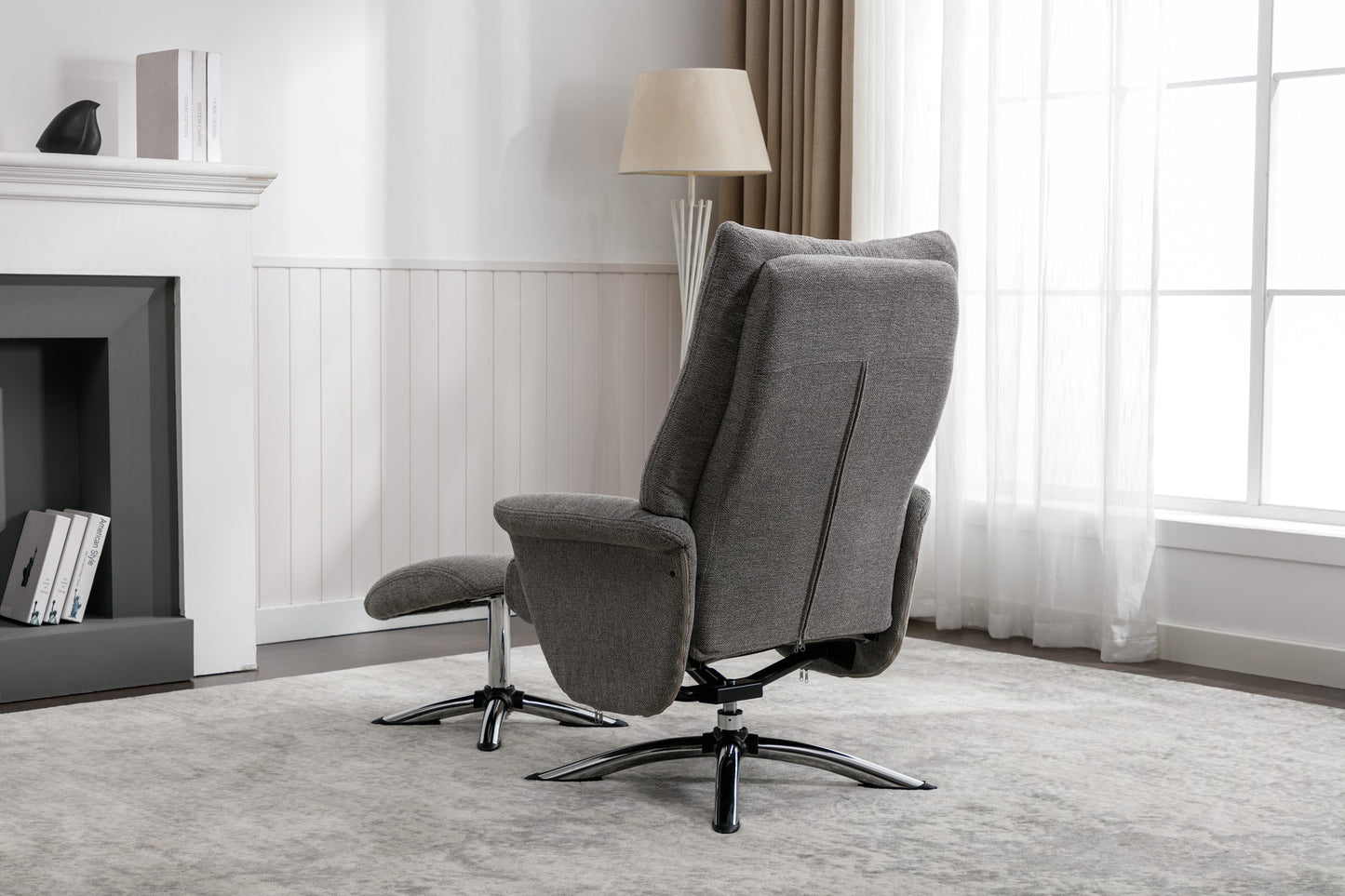 Orson Recliner Chair & Ottoman