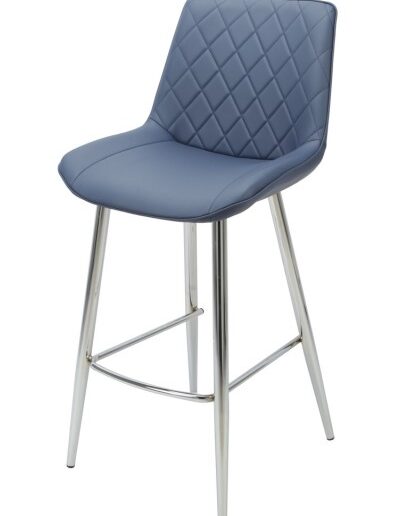 Silvia Bar Stool - Chrome Legs