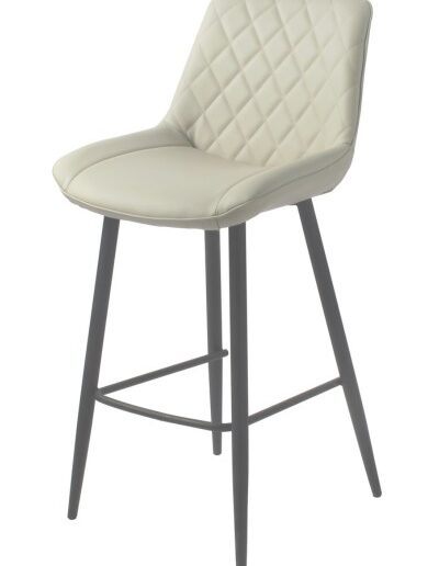 Silvia Bar Stool - Black Legs