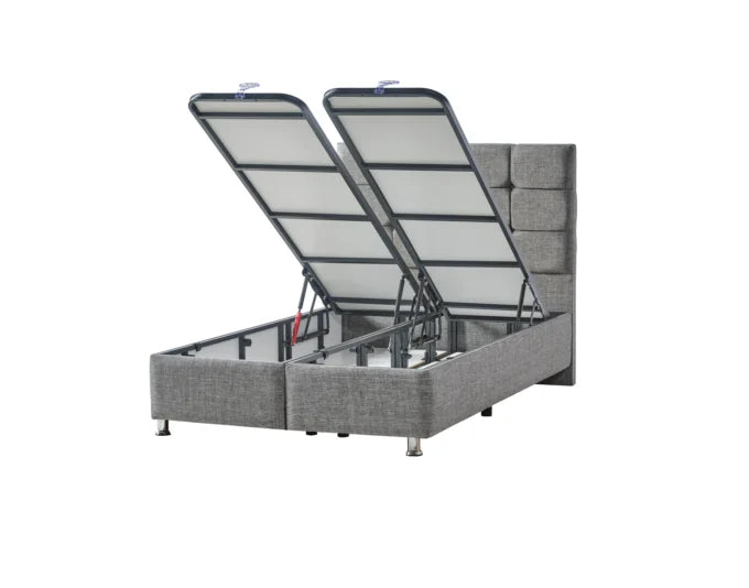 Mars Storage Ottoman - Grey